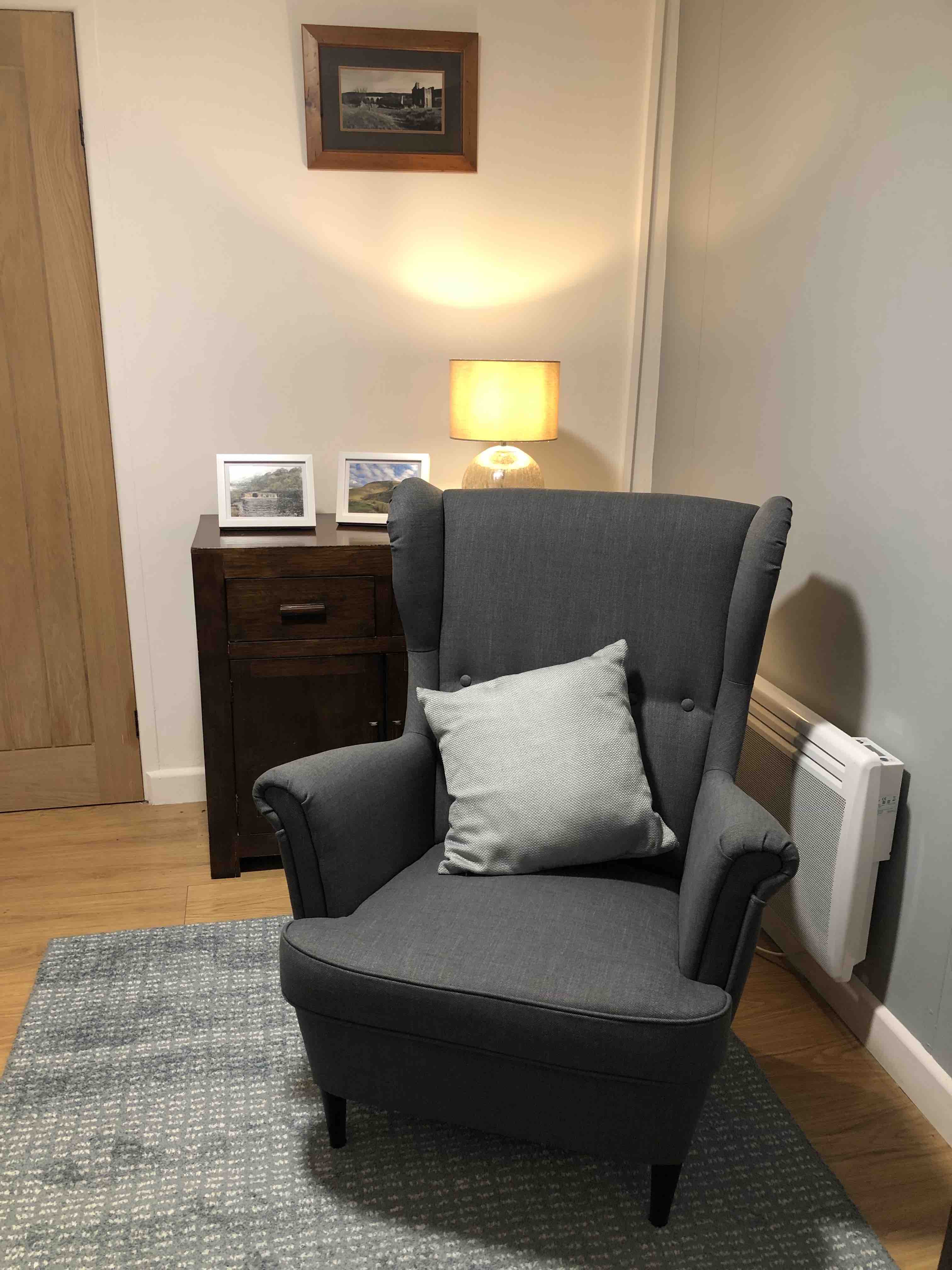 Photo of counsellor’s chair